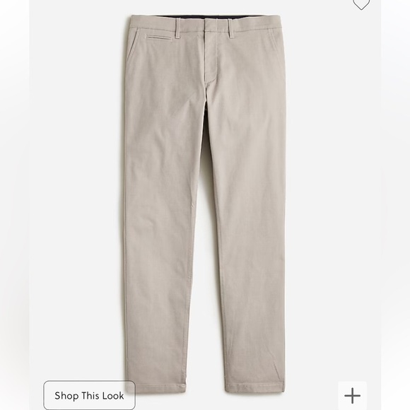 J crew Oxford khaki 484 Slim-fit tech oxford pant - Picture 5 of 7